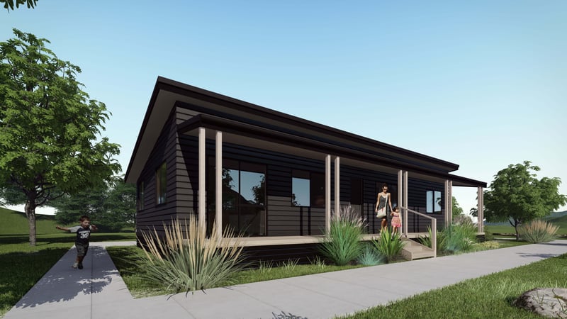 Three Bedroom prefabricated home new plymouth