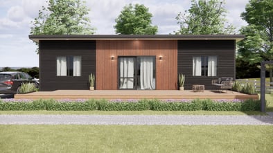 Three bedroom prefab home