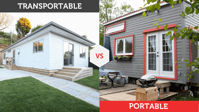 Here is the difference between transportable and portable homes »
