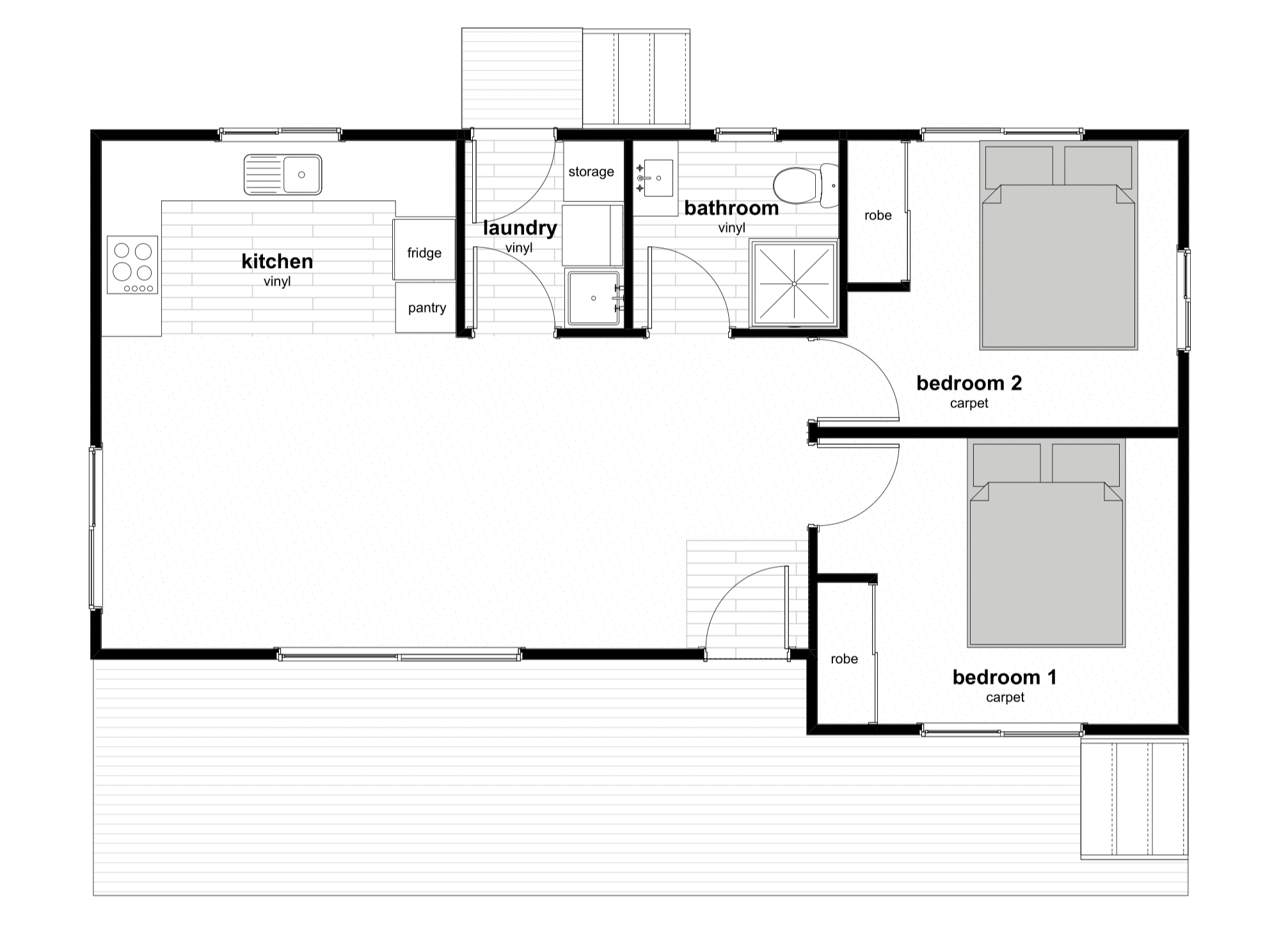 Prefab home Floorplan Prefab home Floorplan