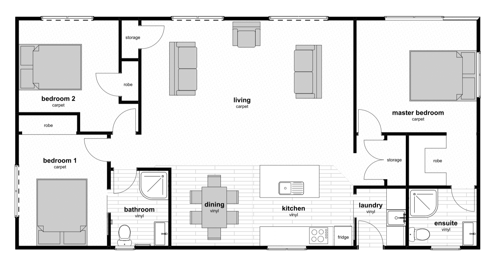 3 bedroom prefab house floorplan 3 bedroom prefab house floorplan