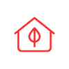 Red-eco-house-leaf-icon-100x100